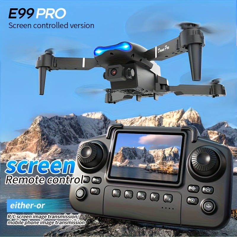 Drone Gimbal Brushless - E99 PRO MAX: opvouwbare drone met