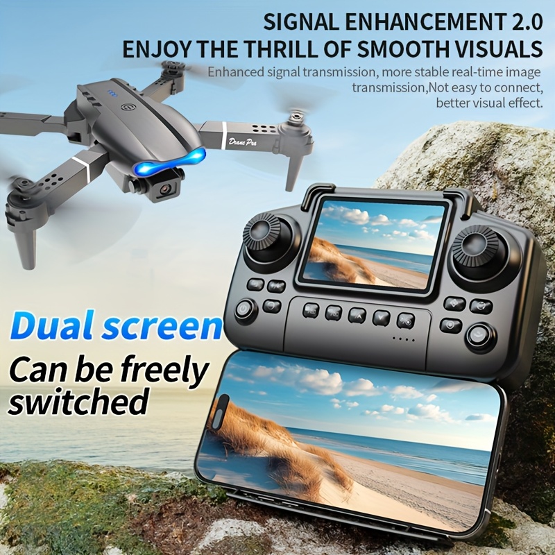 E99 PRO MAX: opvouwbare drone  - Drone Gimbal Brushless recensie en prijs