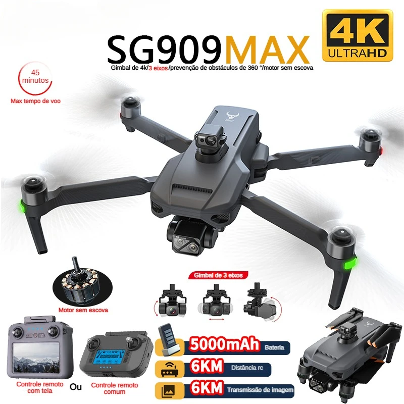 ZLL SG909 SG909MAX Professione - Drone Gimbal 3 Axis recensie en prijs